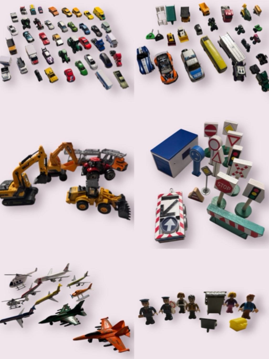 Großes Spielzeug Set für Jungen (über 90 Teile)