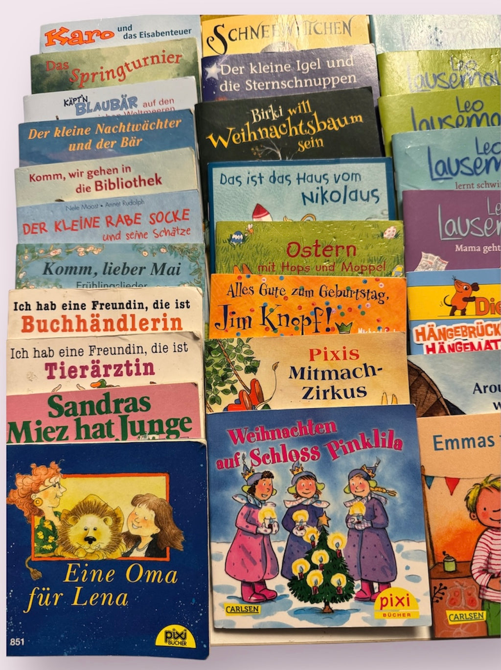Kinderbücher-Sammlung (47 Stück) – Pixi & Bilderbücher