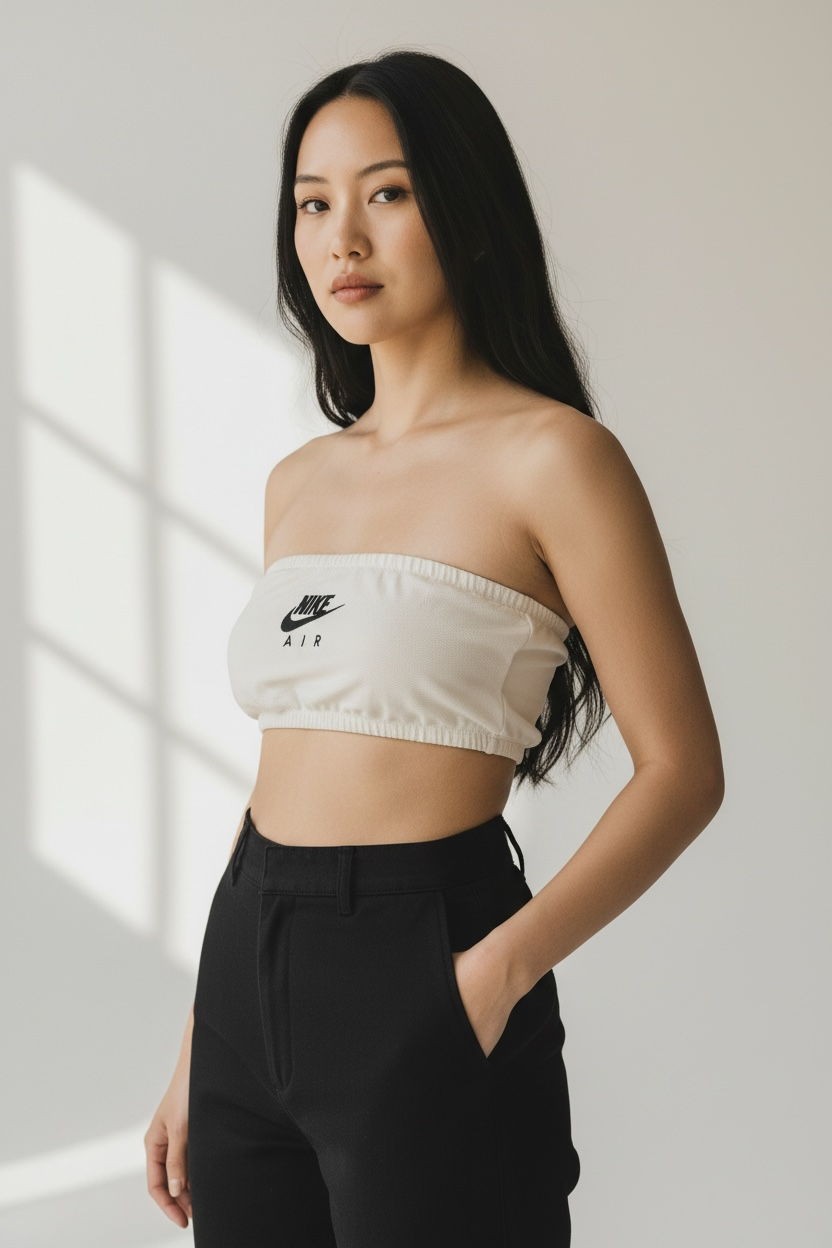 Nike Air Bandeau / Tube Top – Weiß