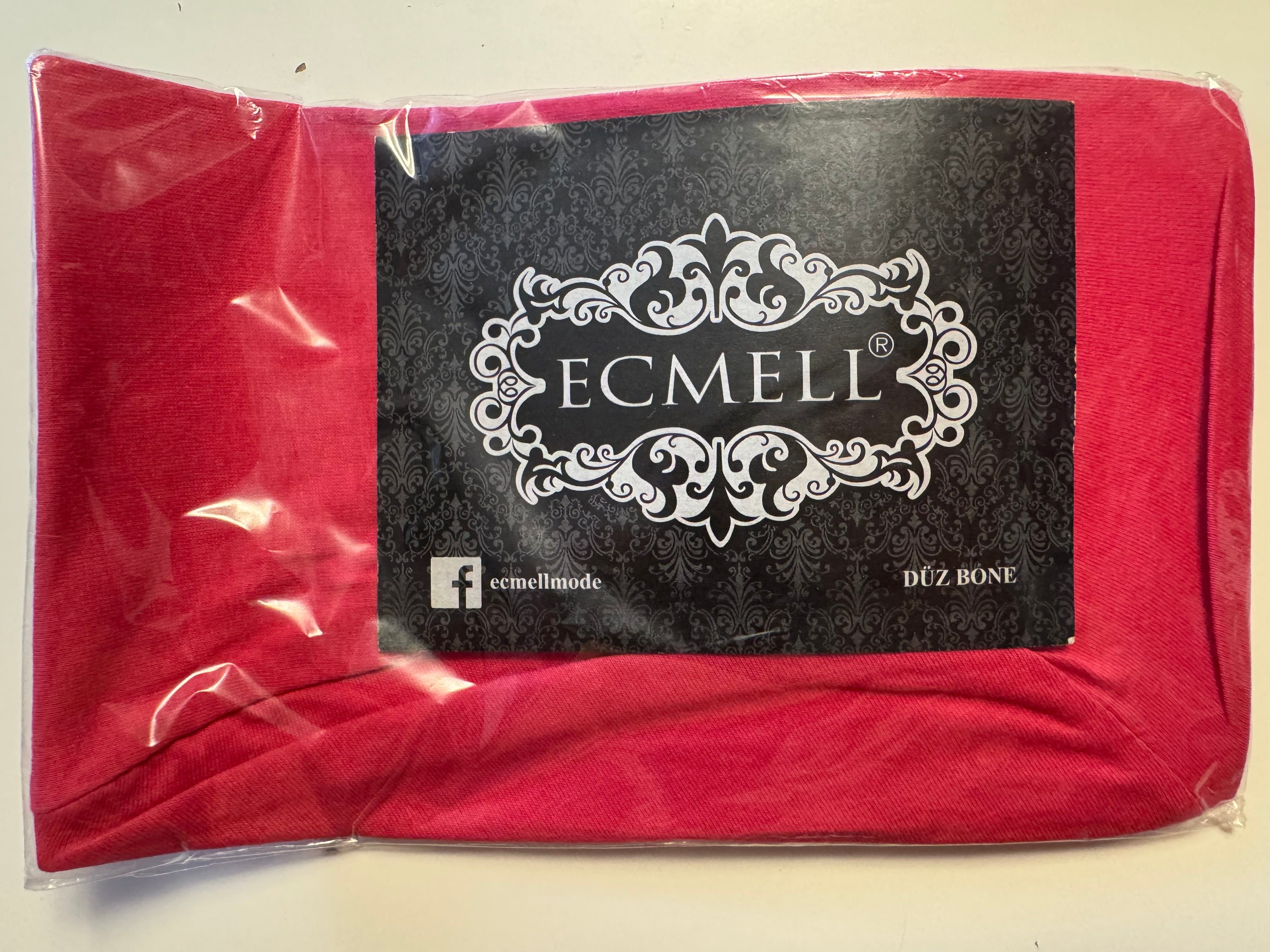 Hijab Ecmell Düz Bone 100% Baumwolle