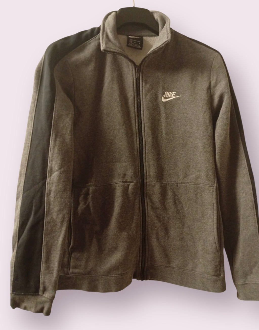 Nike Herren Trainingsjacke / Sweatjacke – Größe M – Grau