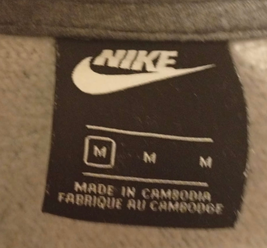 Nike Herren Trainingsjacke / Sweatjacke – Größe M – Grau