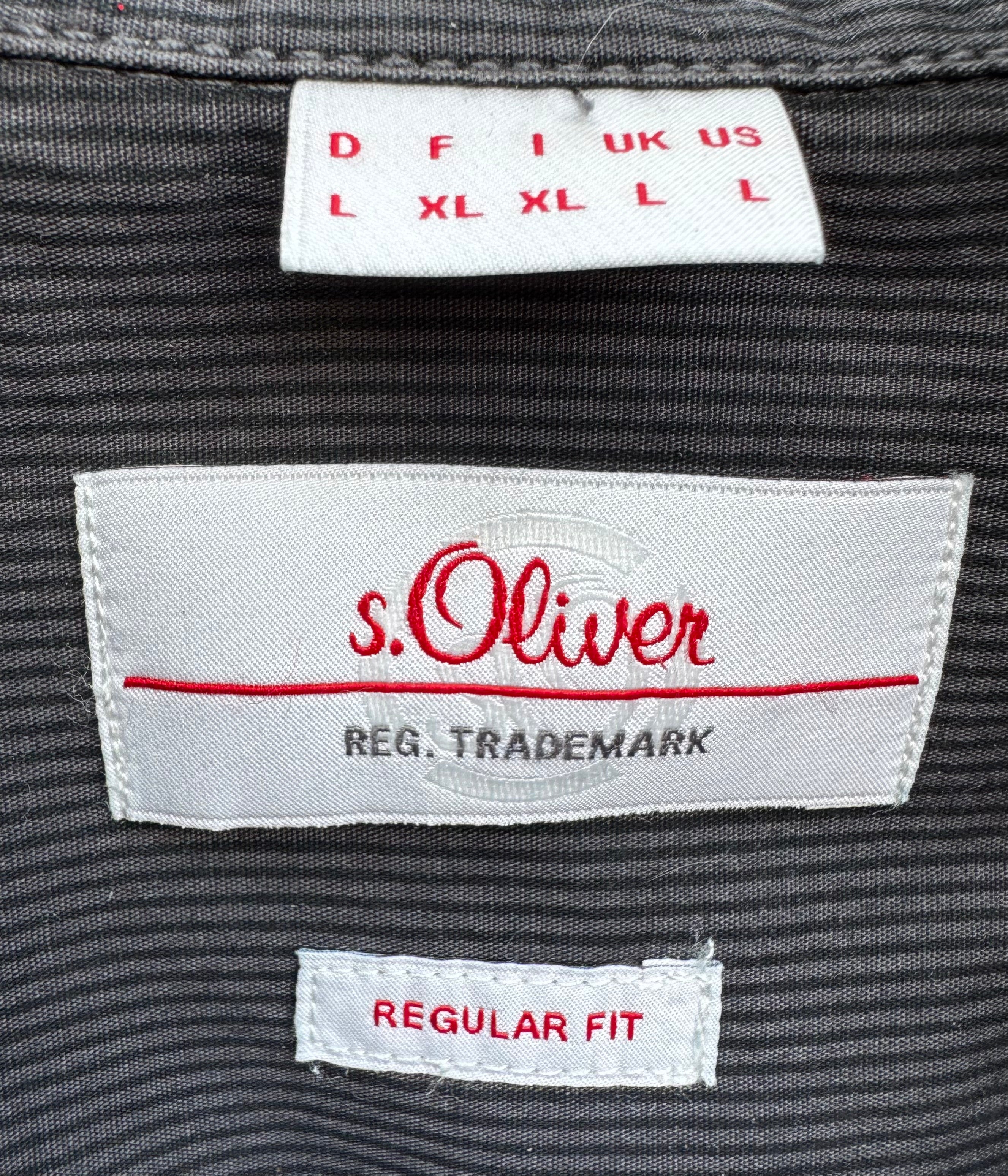 S.Oliver Herrenhemd – Regular Fit – Größe L