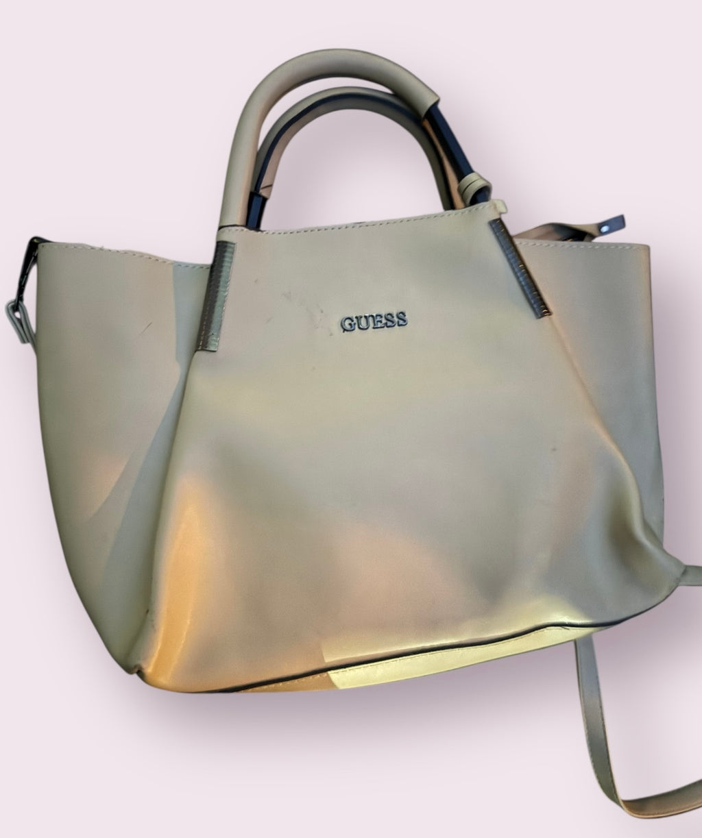 Damenhandtasche – Beige – schlicht & elegant